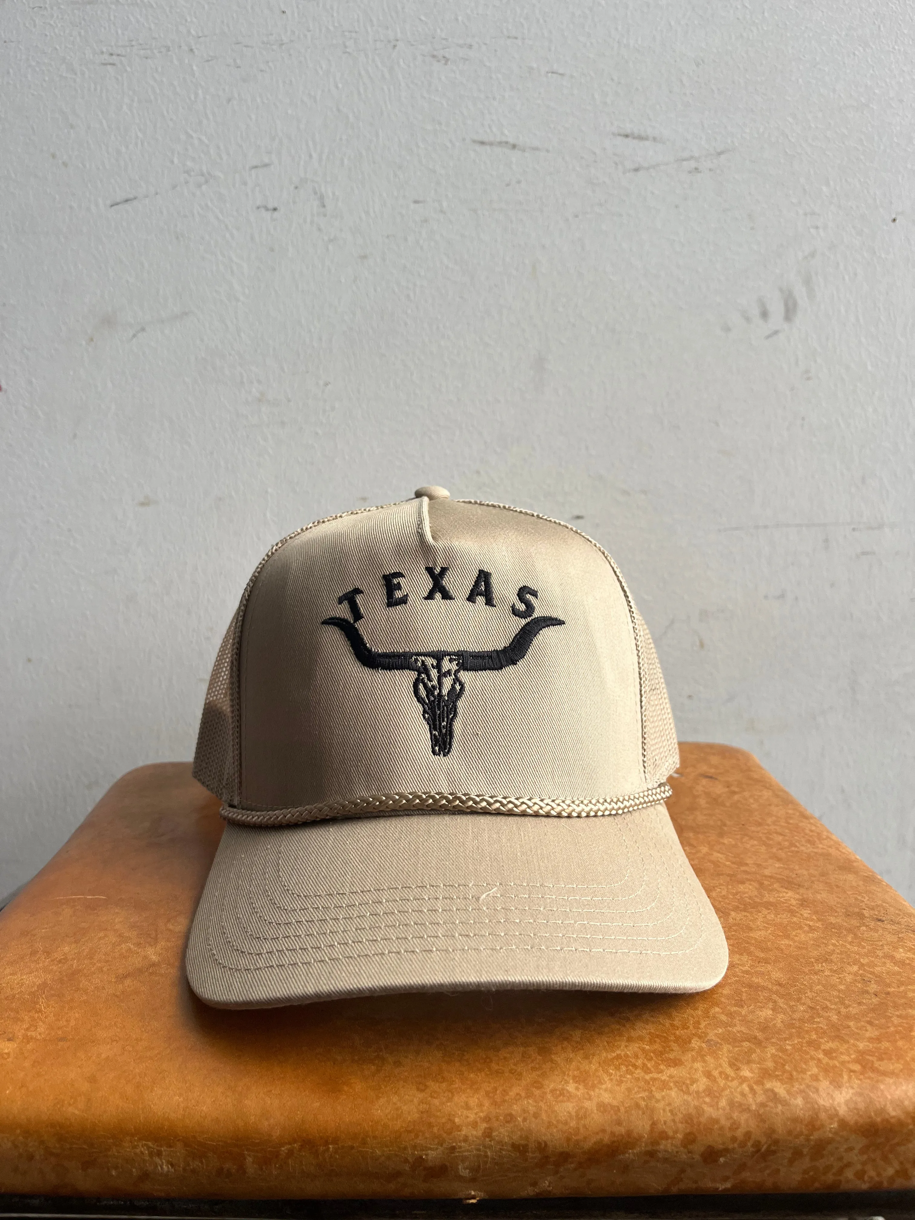 Embroidered Trucker Hat  | Texas Longhorn | Manready Mercantile