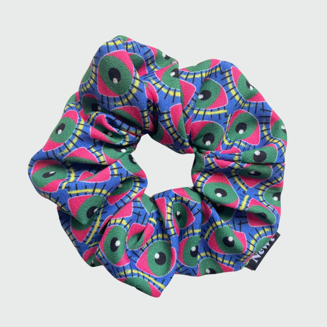 Eye of Newt Print Hair Scrunchie