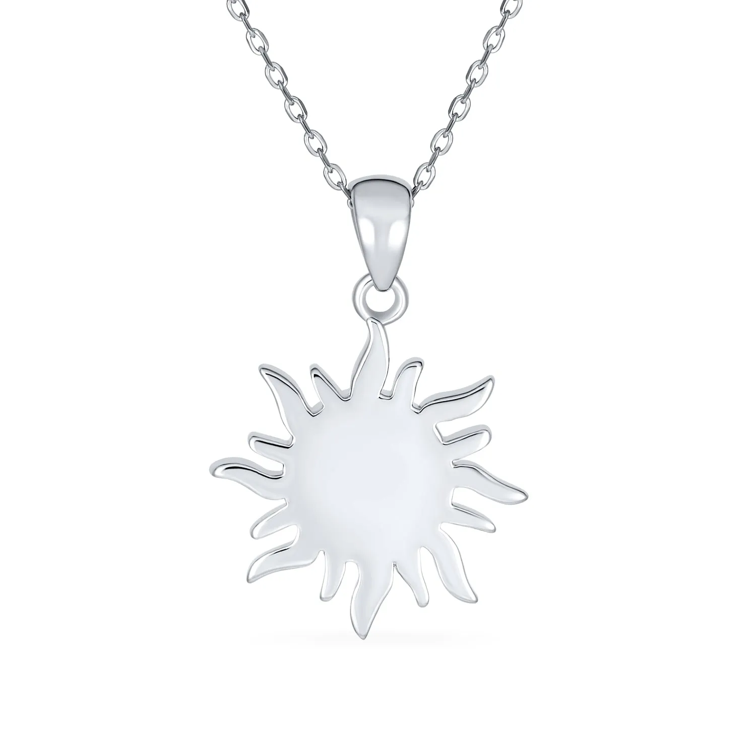 Flaming Sunshine Yellow Opal Sun Burst Necklace .925Sterling Silver