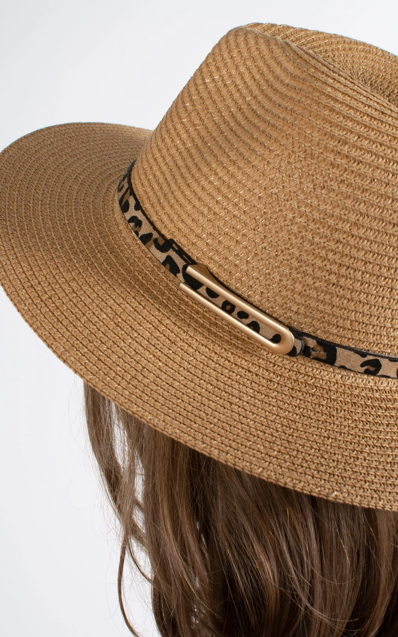 Flora Fedora | Leopard | Tan