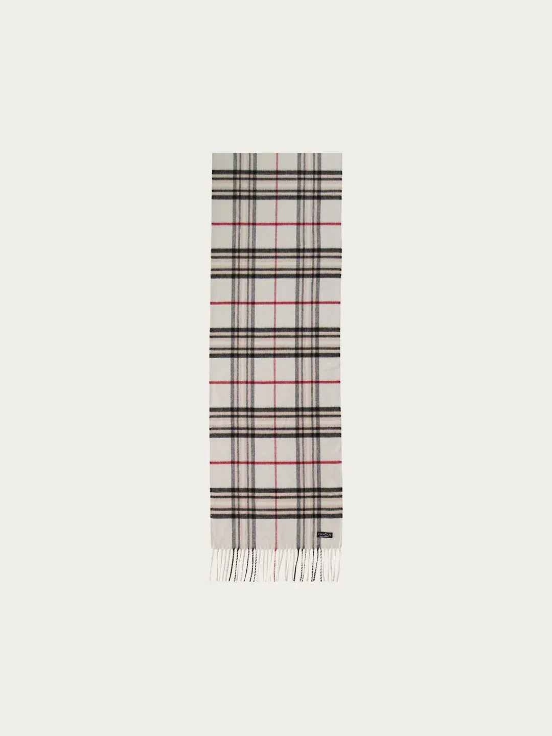 Fraas Cashmink Scarf With FRAAS Plaid Check