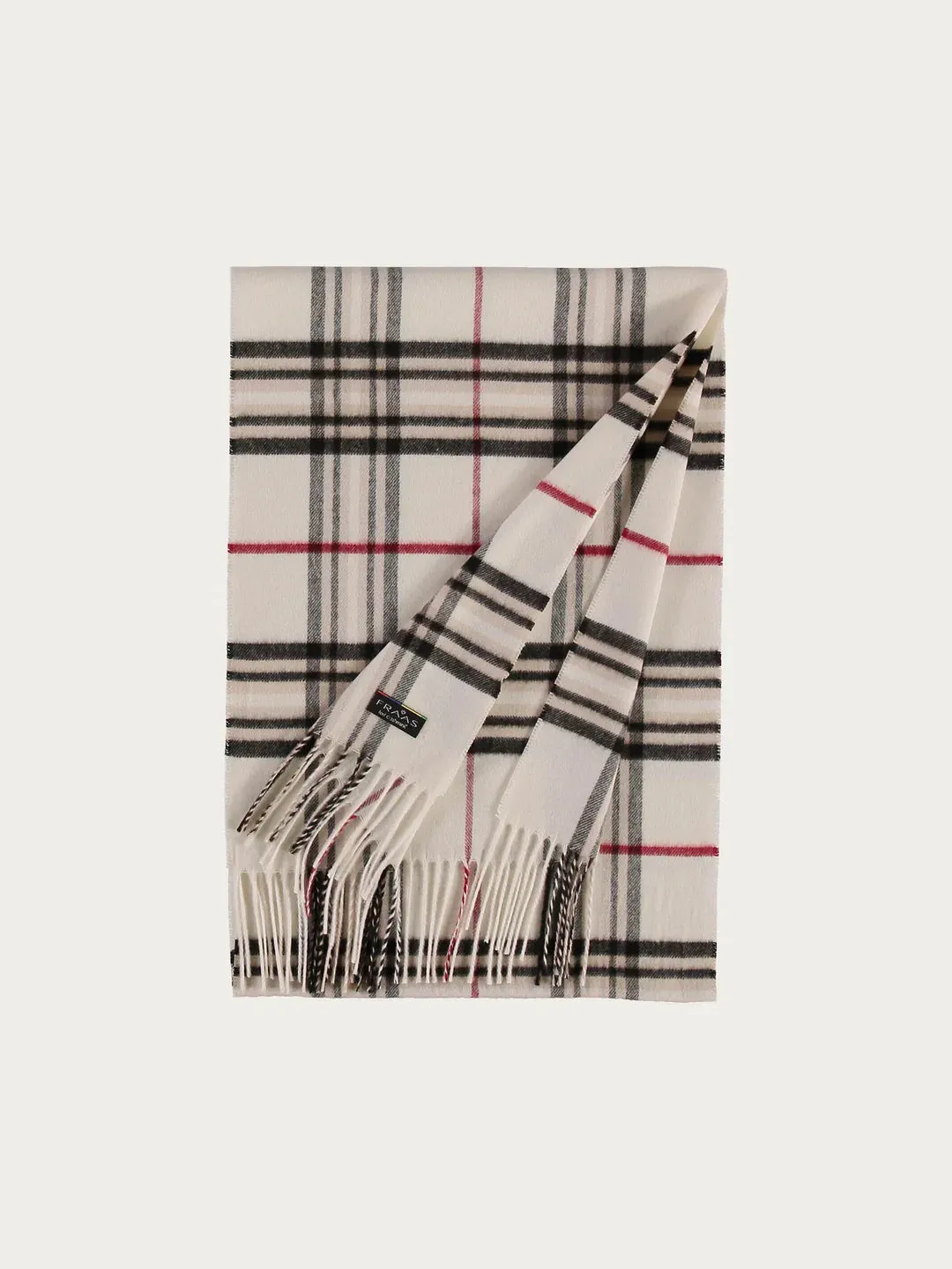 Fraas Cashmink Scarf With FRAAS Plaid Check