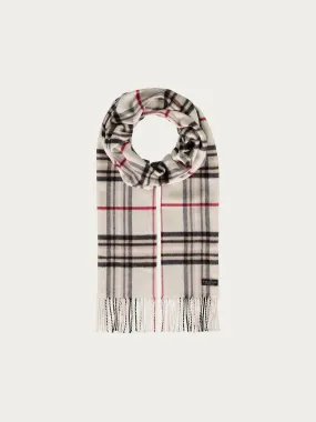 Fraas Cashmink Scarf With FRAAS Plaid Check