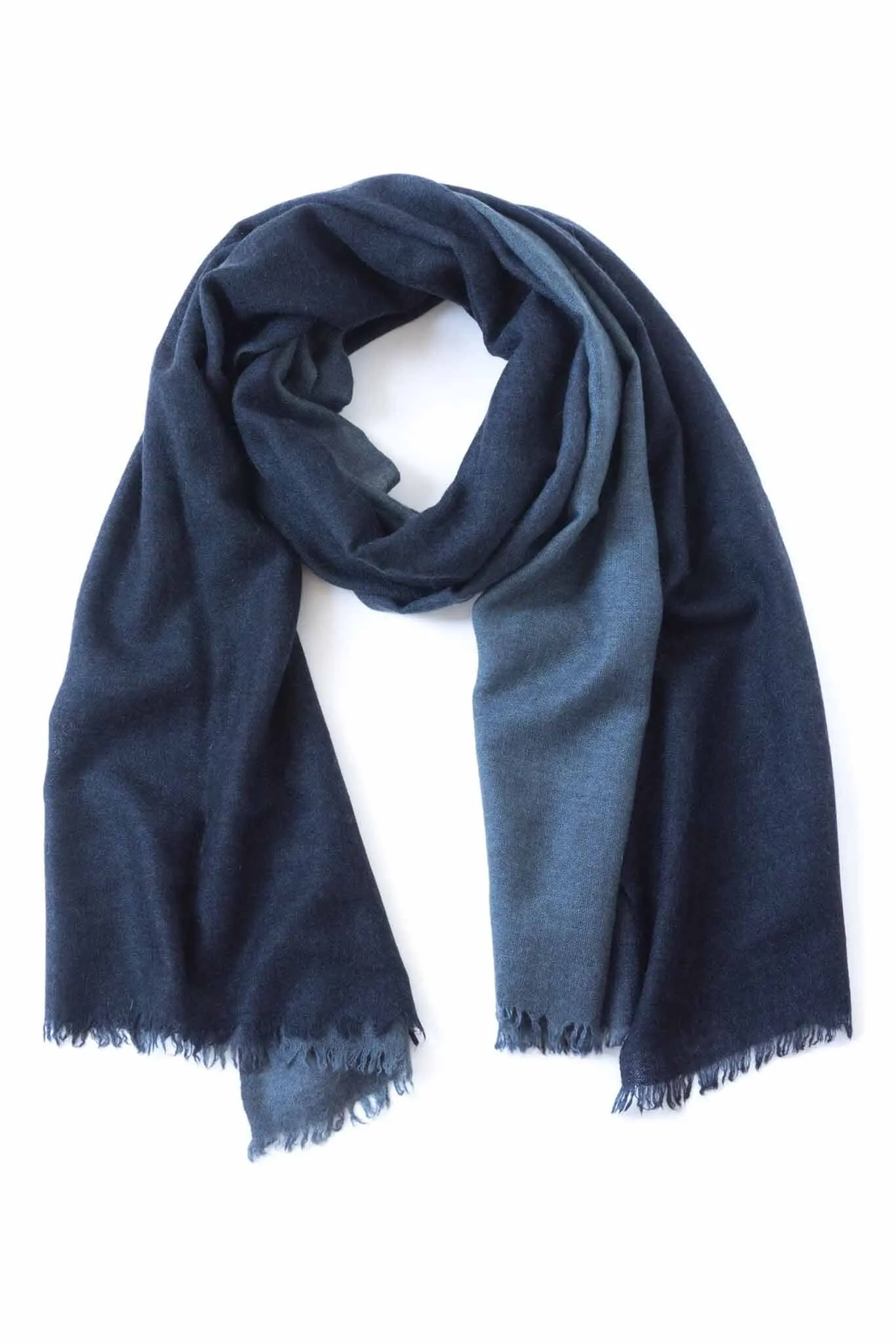 From the Road Yara Ombre Wrap - Denim