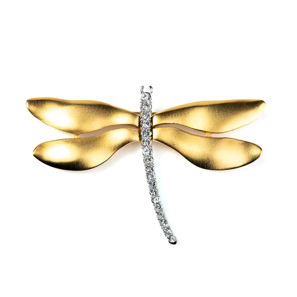 Gold Dragonfly Pin