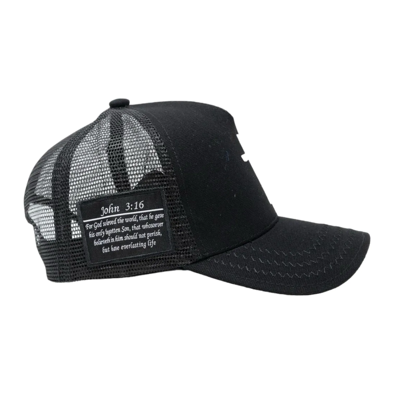 GOLD STAR HATS: Cross Trucker Hat GS145