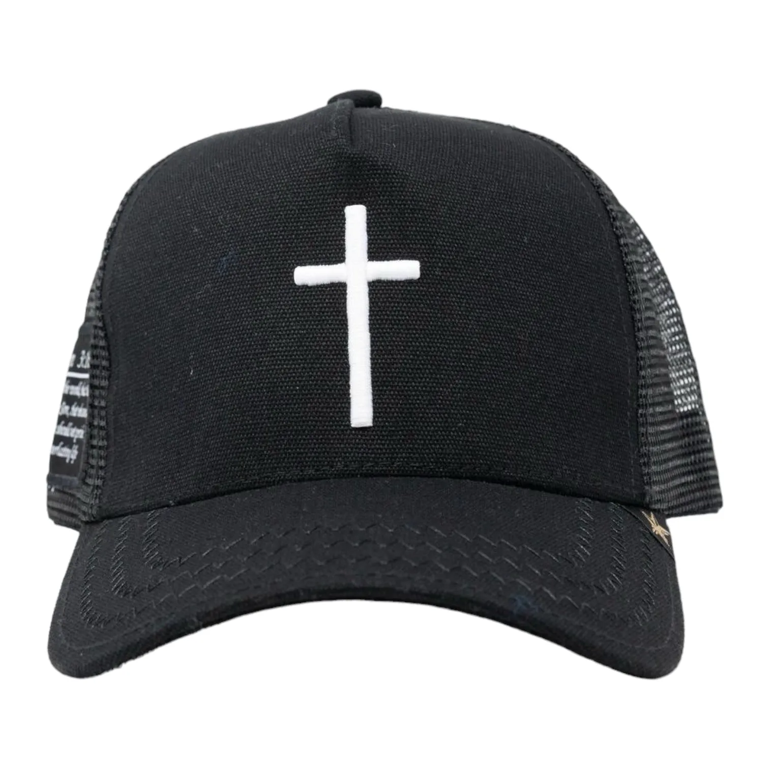 GOLD STAR HATS: Cross Trucker Hat GS145