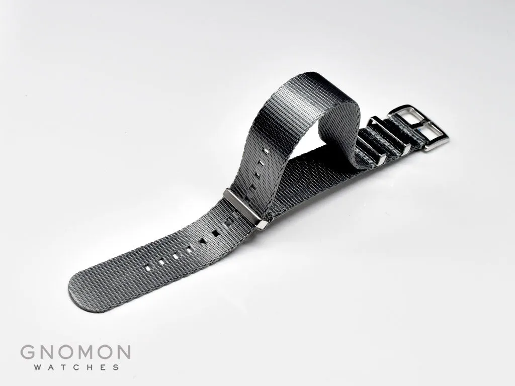 Grey Seatbelt Military Nylon Strap