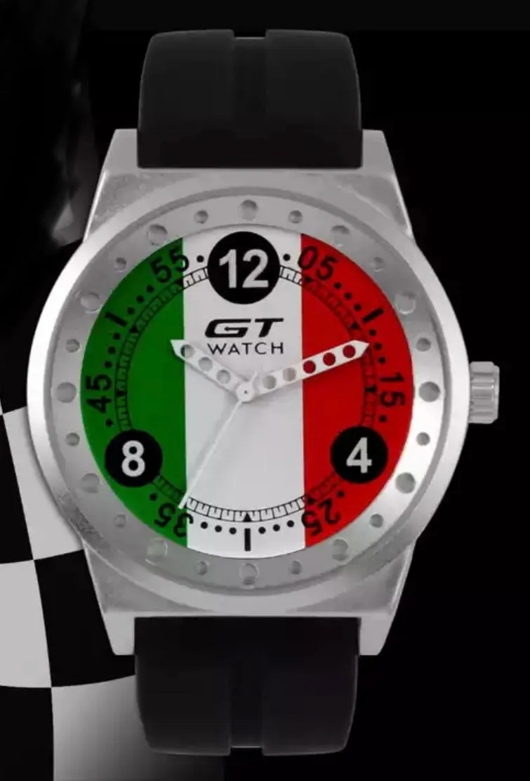 GT Watch Men Italy Flag F1 Sport Watch Mens Watches Top Brand Luxury Men's Watch