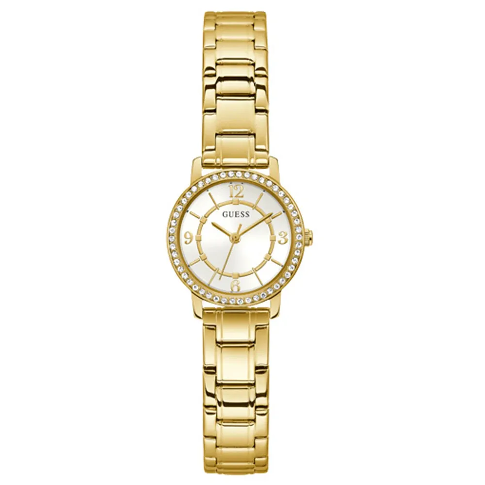 Guess Melody Gold Tone Stainless Steel Strap Ladies Watch GW0468L2