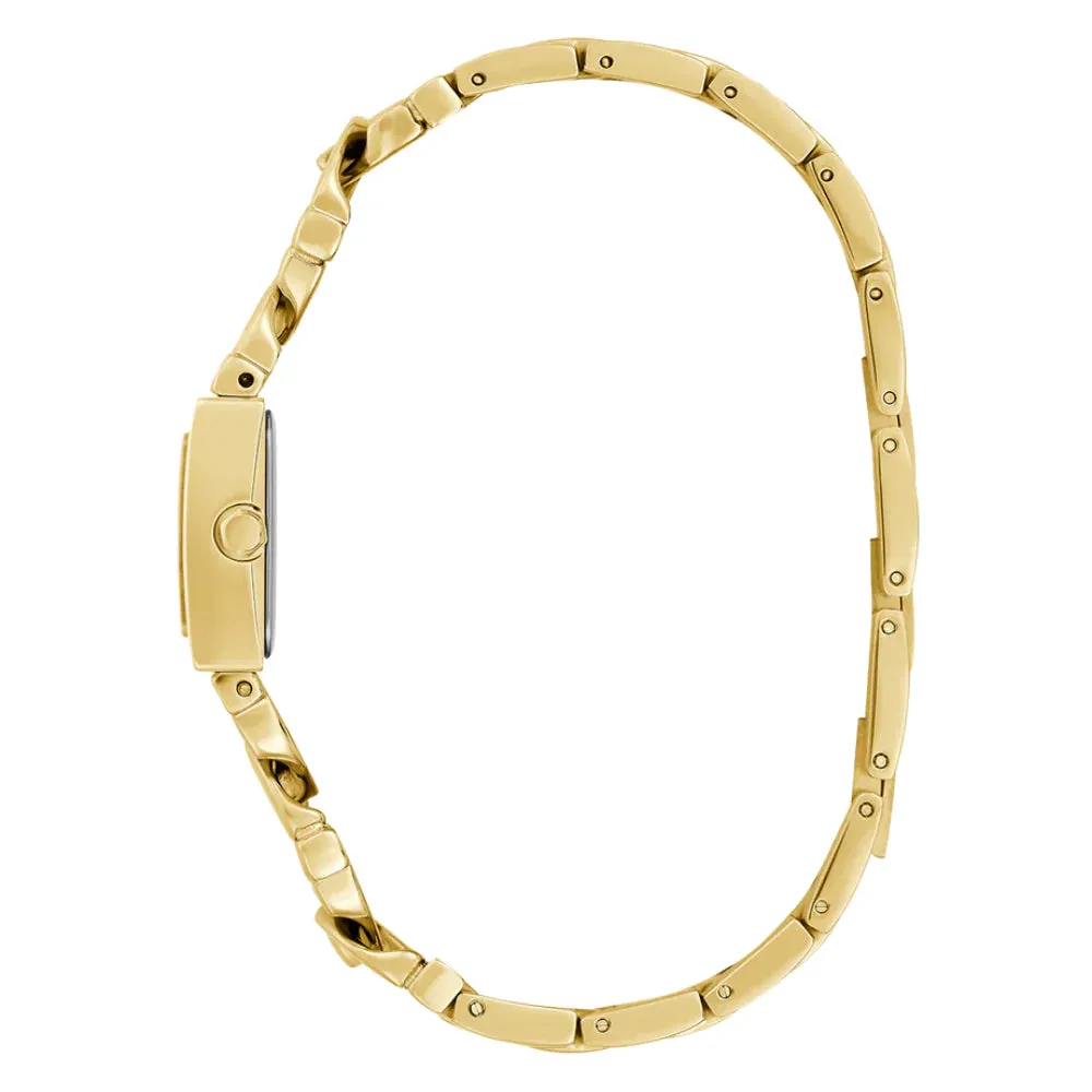 Guess Runaway Gold Tone Stainless Steel Strap Ladies Watch GW0603L2