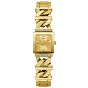 Guess Runaway Gold Tone Stainless Steel Strap Ladies Watch GW0603L2