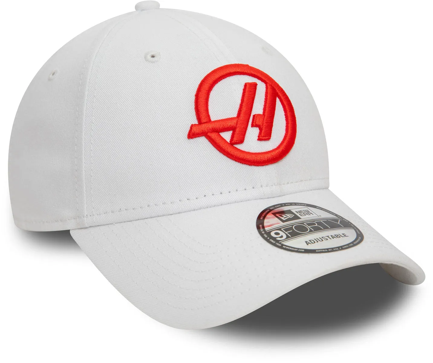 Haas F1 Team New Era 9Forty Essential White Team Cap