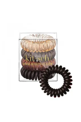 Hair Coils - Pack of 4 (Brunette)