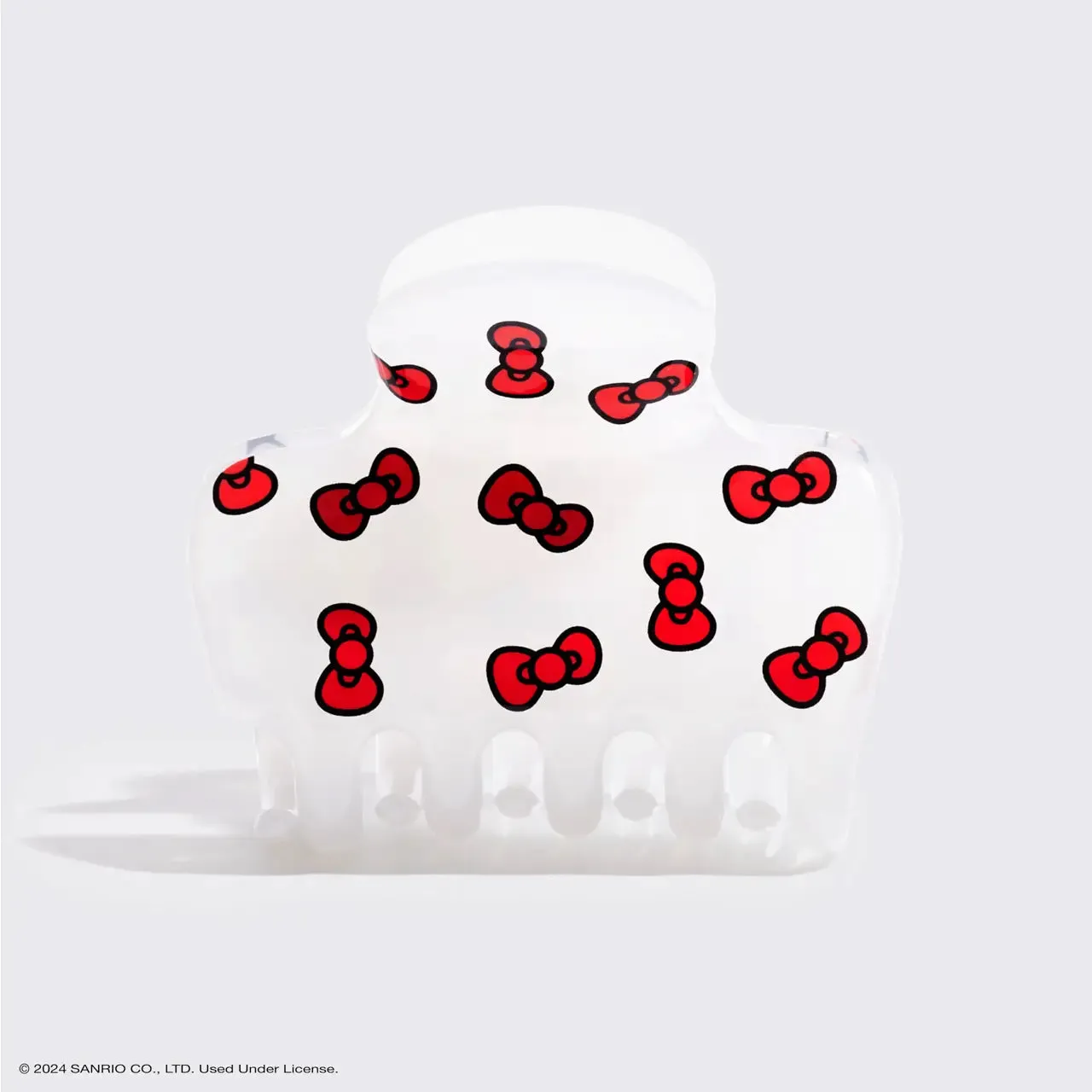 Hello Kitty X Kitsch Recycled Puffy Claw Clip- Kitty Bows