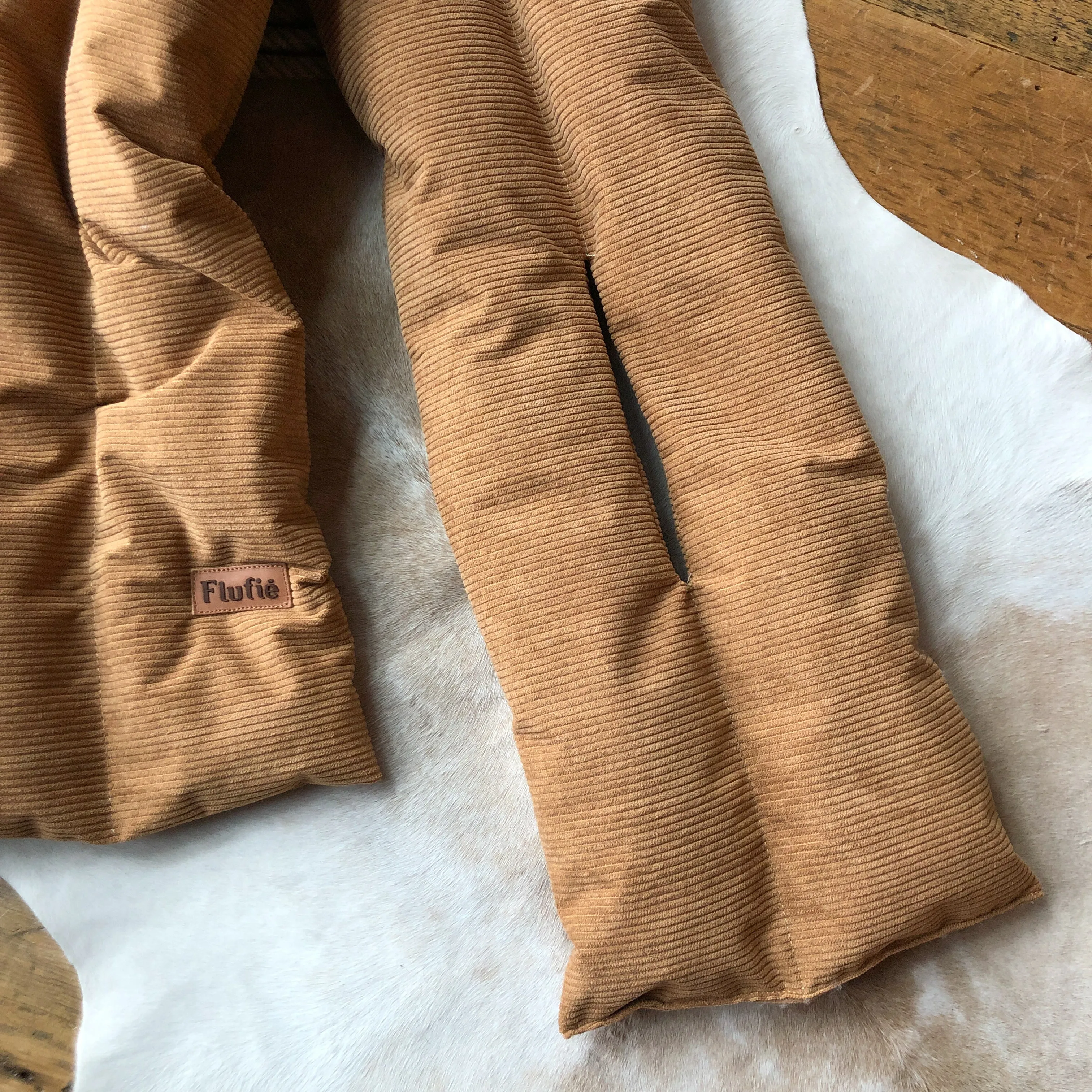 Hiram Scarf {Tan Cord}