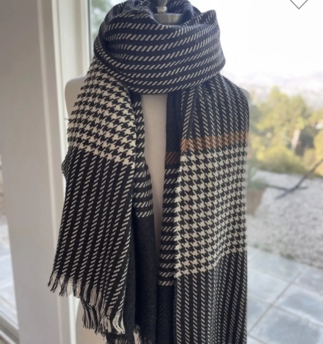 Houndstooth Scarf