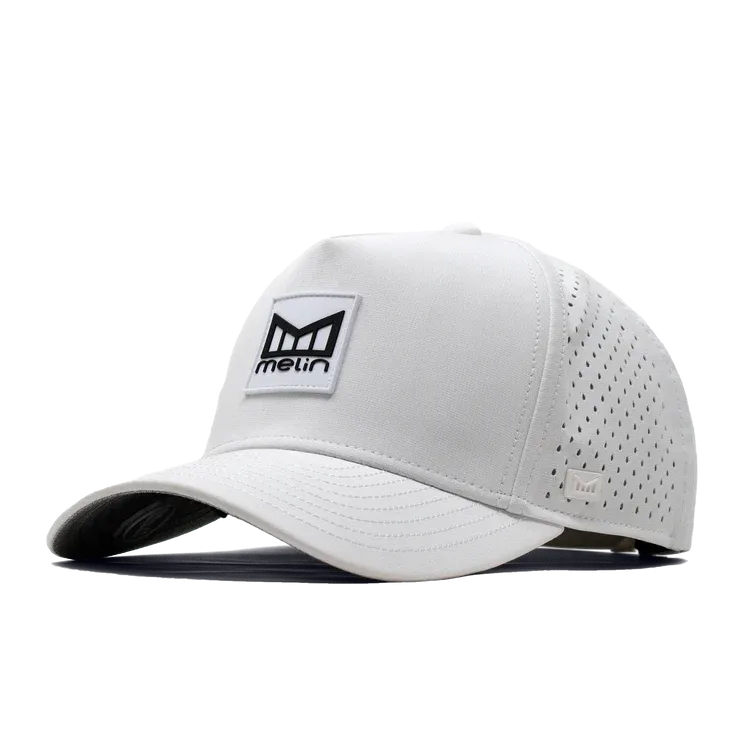 Hydro Odyssey Stacked Hat- White- Melin