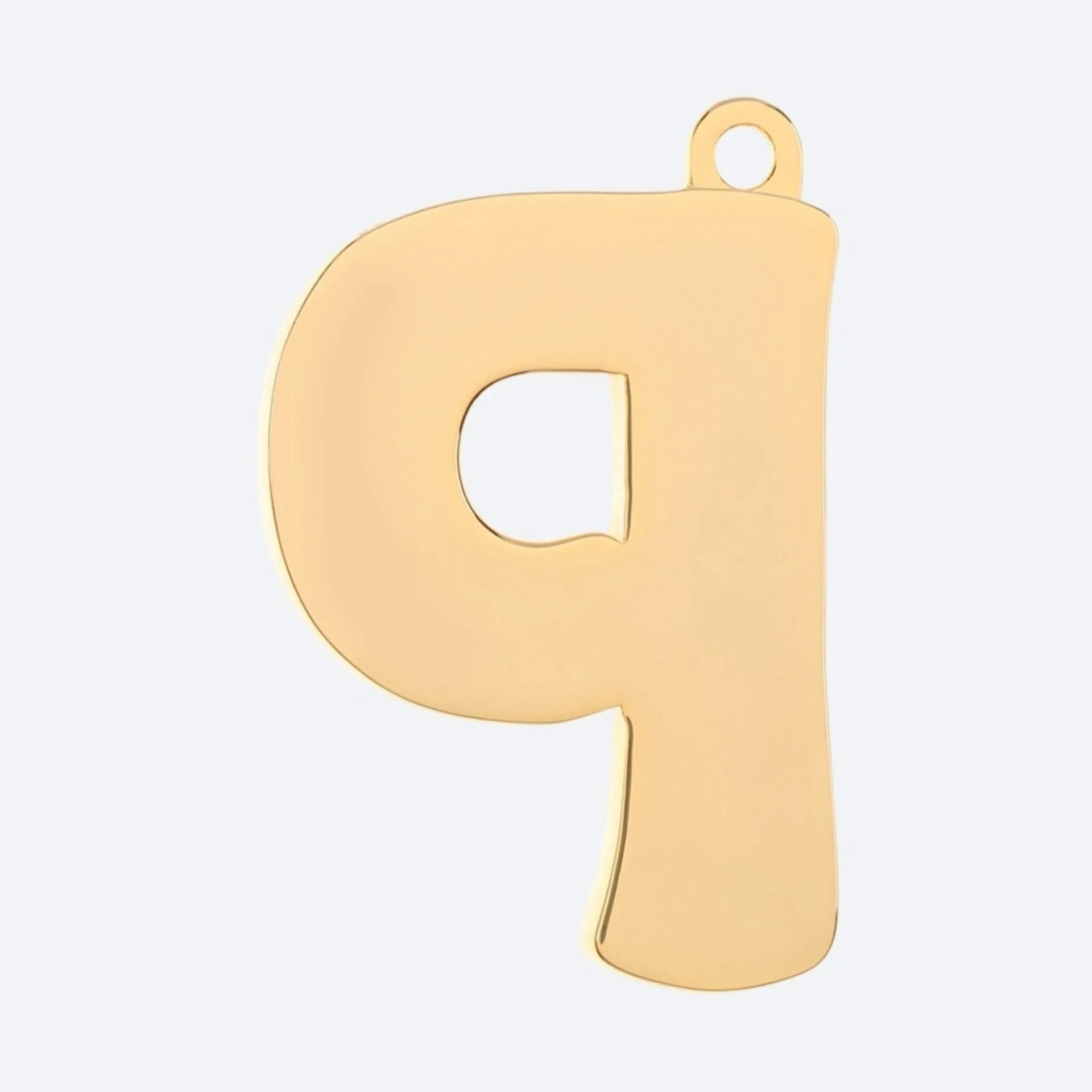 Initial Letter Jewelry Tag - P