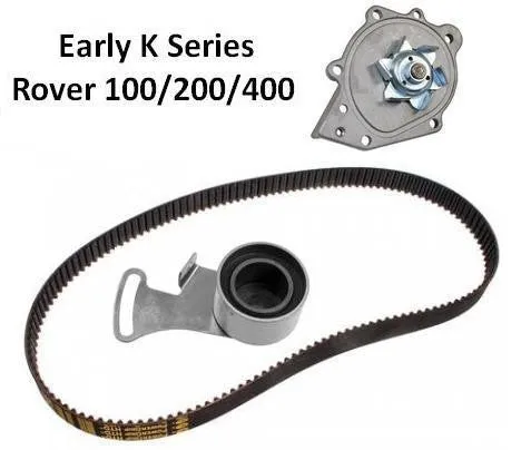 K Series 16V Timing Belt (Cambelt) Kit Inc Water Pump - 95-99. (Manual Tensioner) LHN100390 / LHP10015 / PEB102510