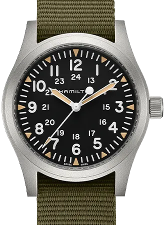 Khaki Field Mechanical Handwinding Black 42 Ref. H69529933