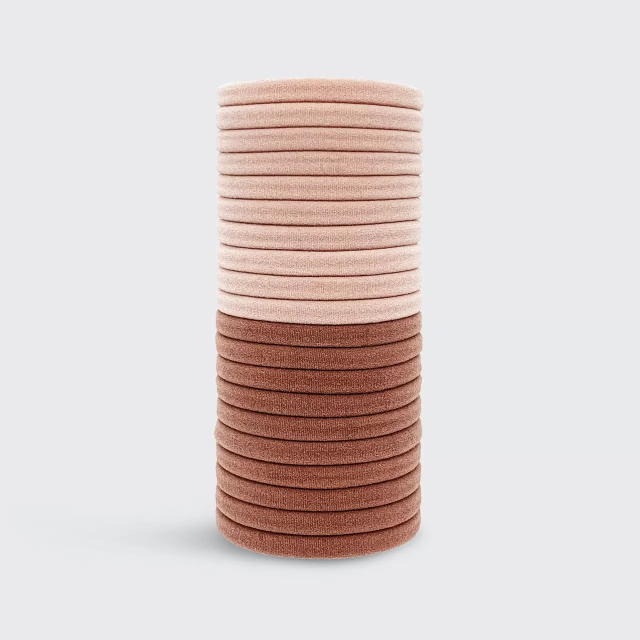 Kitsch - Eco-Friendly Nylon Elastics 20pc set - Blush