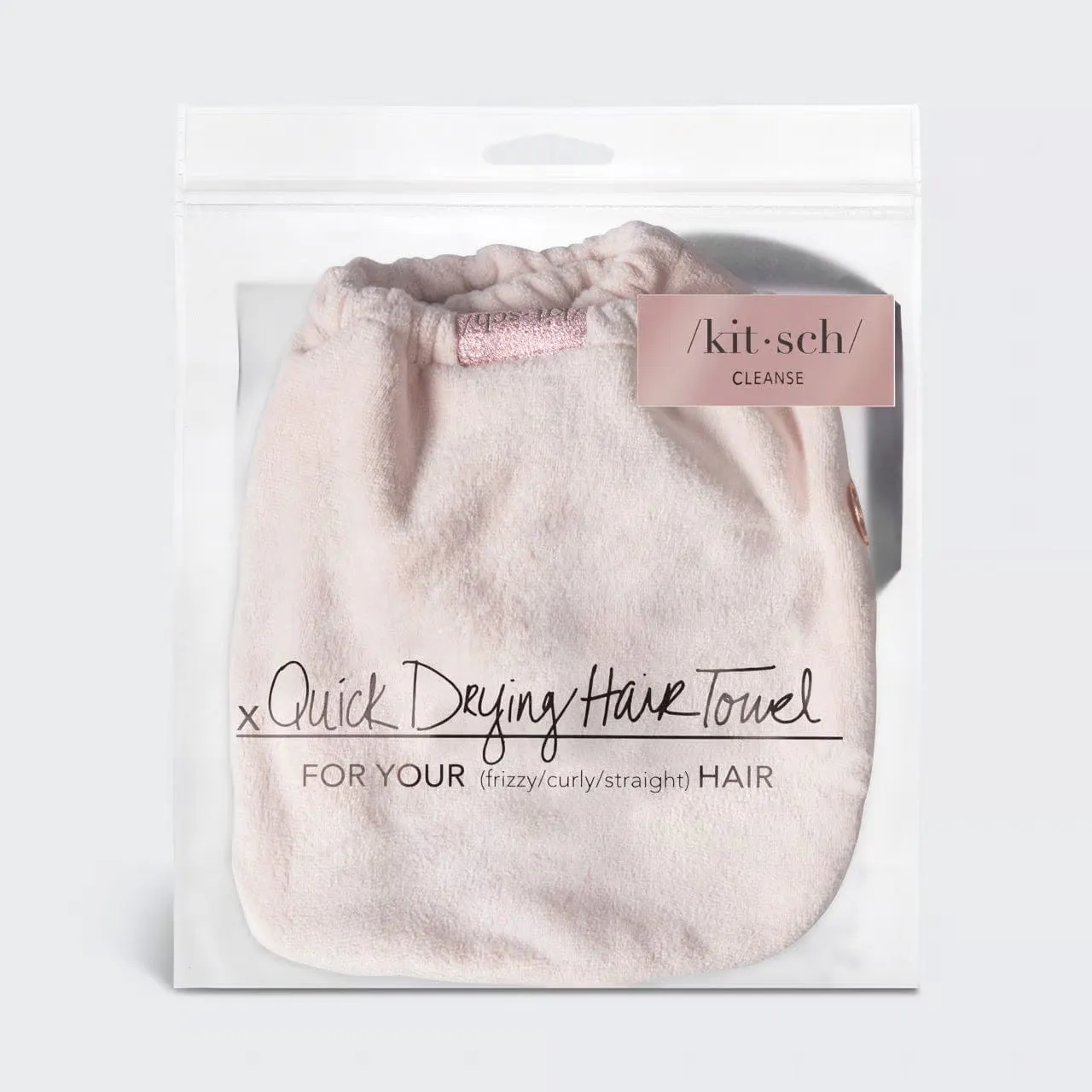 Kitsh - Quick Dry Hair Towel - Blush