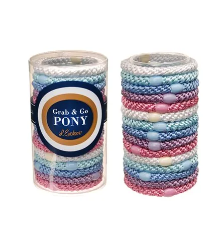 L. Erickson Grab & Go Pony Tube - Pastel