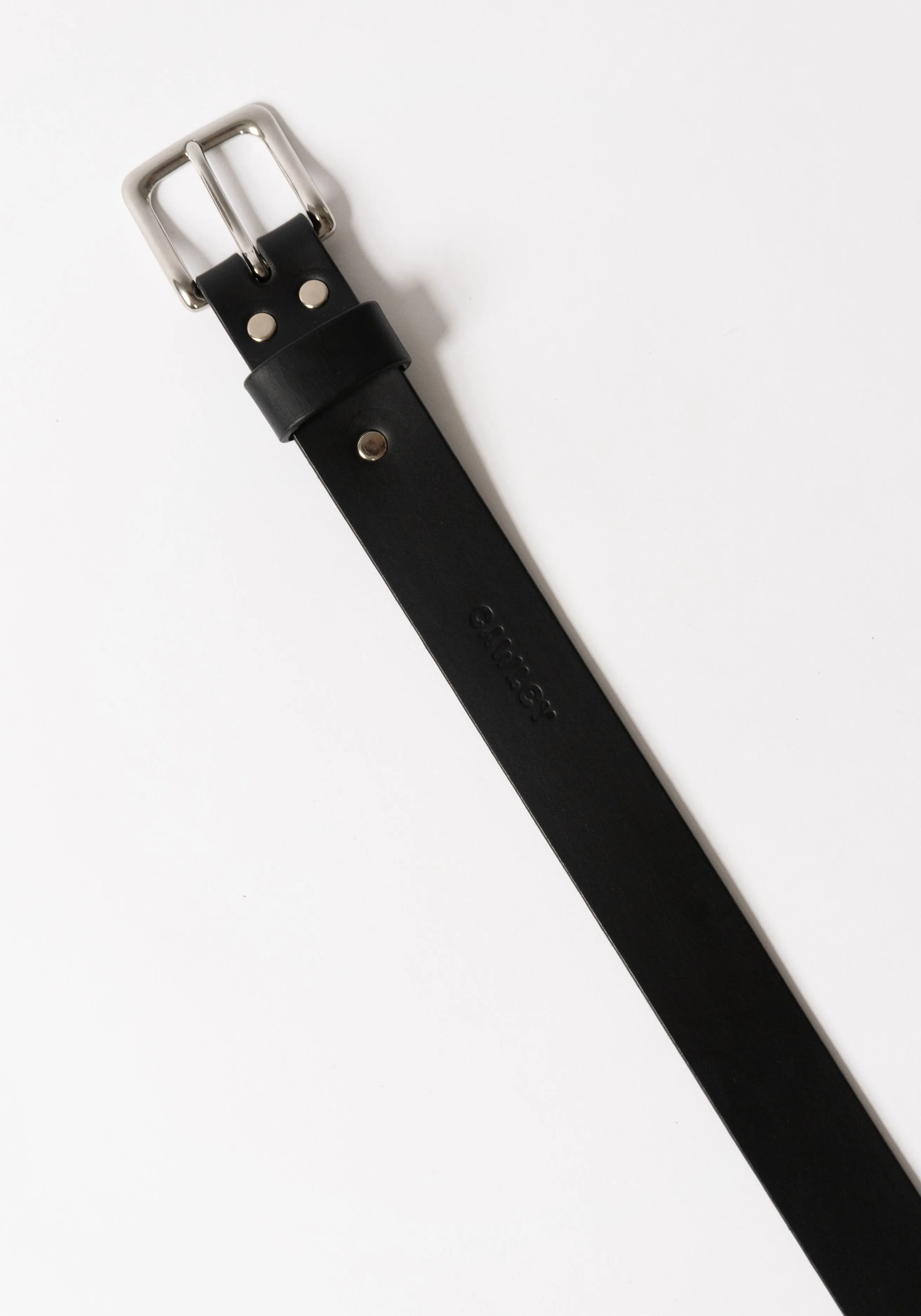 Leather Belt in Black