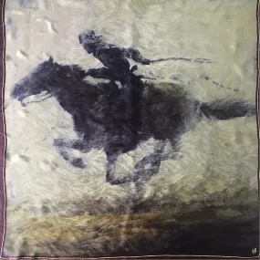 Limited-Edition Pony Express Silk Scarf by Terry Gardner