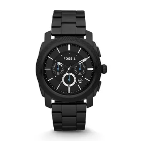 Machine Chronograph Black Stainless Steel Watch