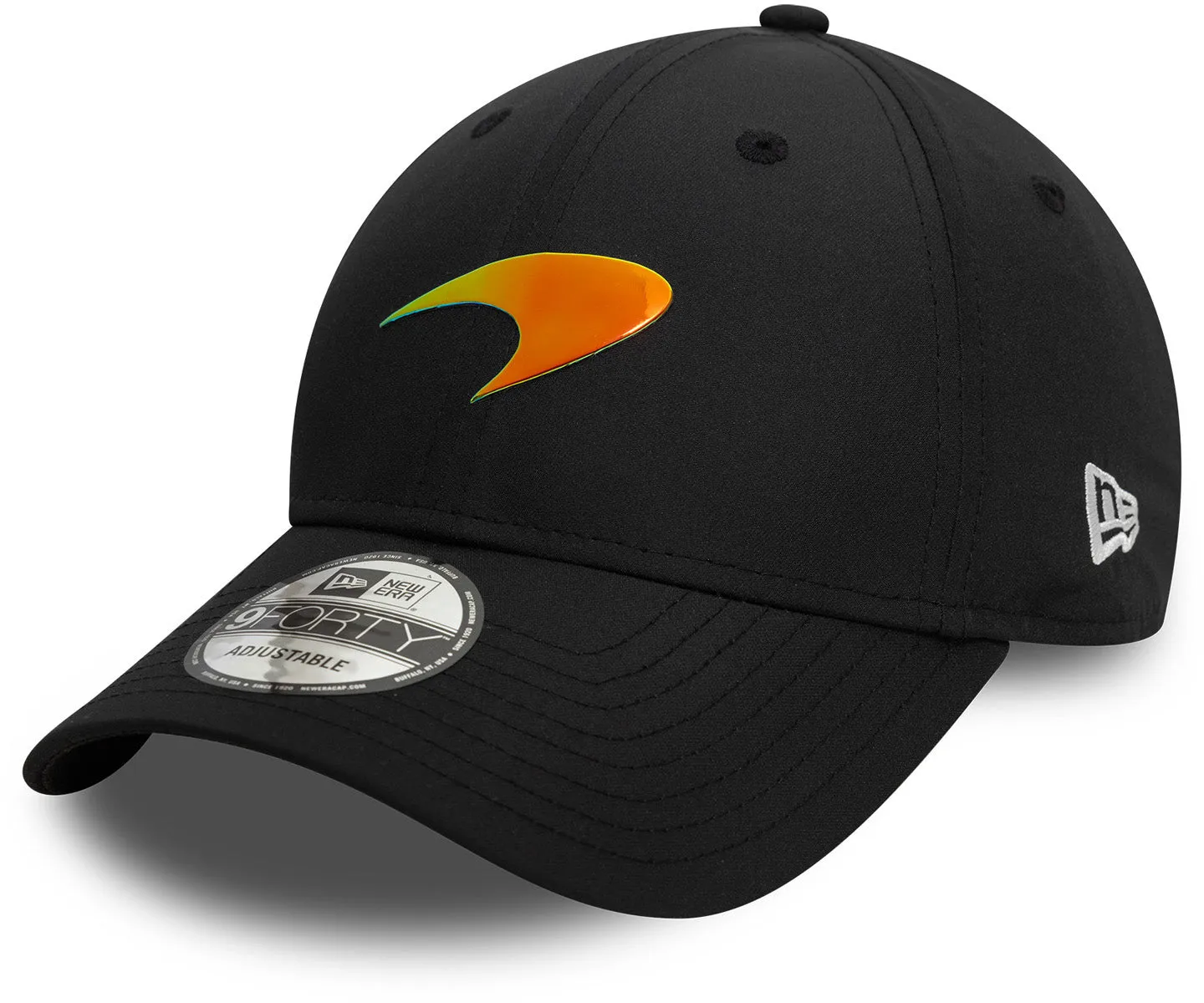 McLaren Automotive New Era 9Forty Iridescent Logo Black Team Cap