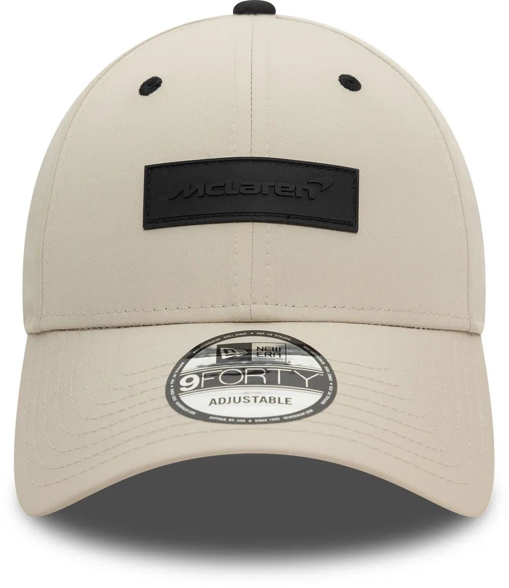 McLaren Automotive New Era 9Forty Rubber Patch Stone Team Cap