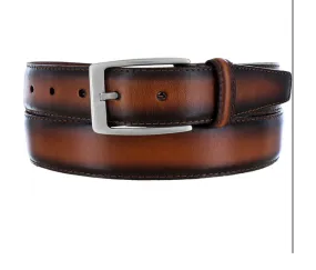 Men's Brighton | Two Tone Belt | Golden Brown