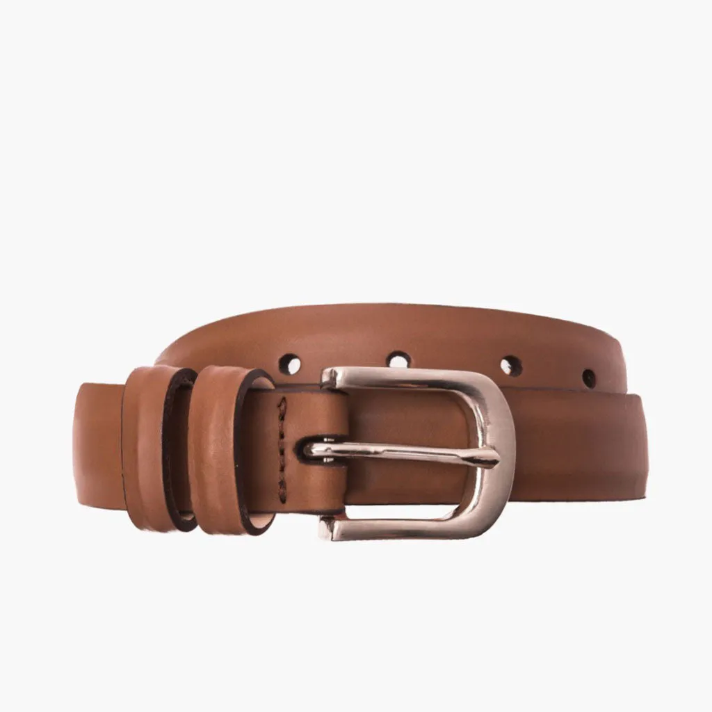 Men's Refined Leather Belt | Chestnut