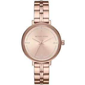 Michael Kors - Women’s Quartz Stainless Steel Rose Gold Dial 38mm Watch MK3793