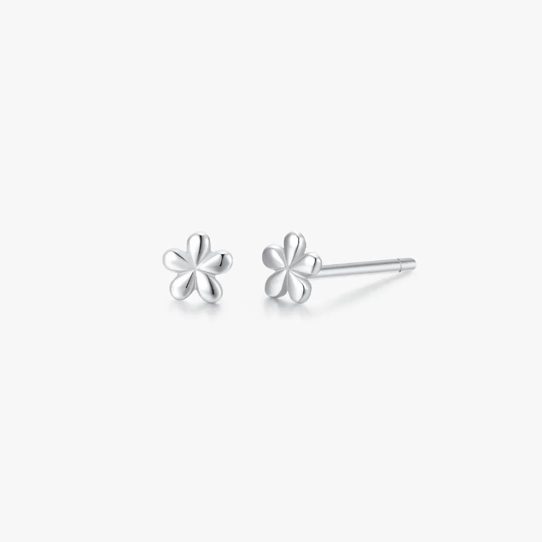 Mini Floral 2.0 Studs in Silver