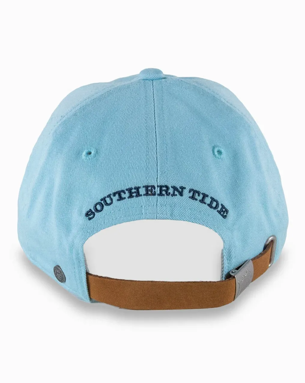 Mini Skipjack Leather Strap Hat Aquamarine