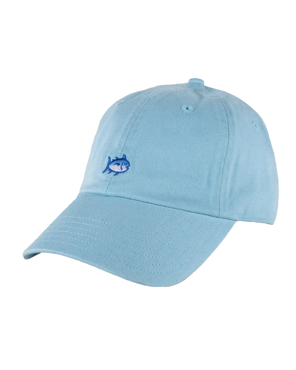 Mini Skipjack Leather Strap Hat Aquamarine