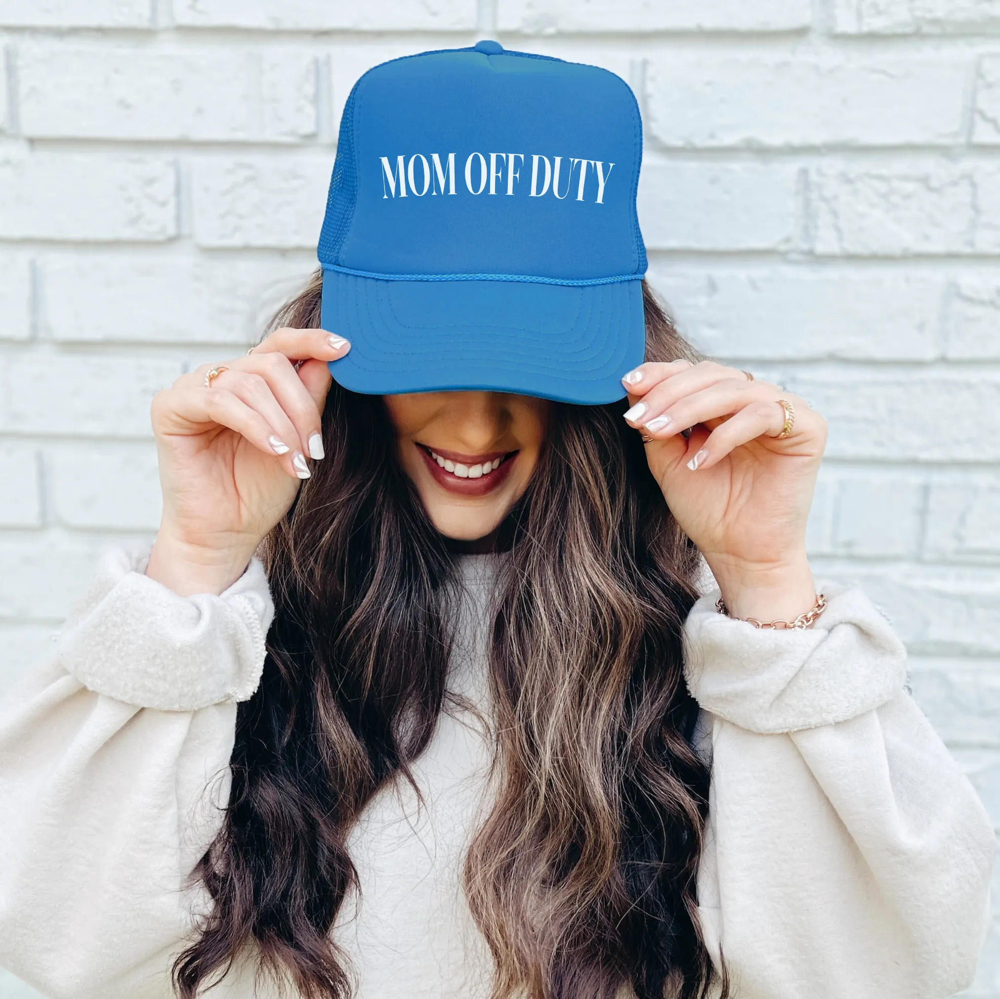 Mom Off Duty Trucker Hat