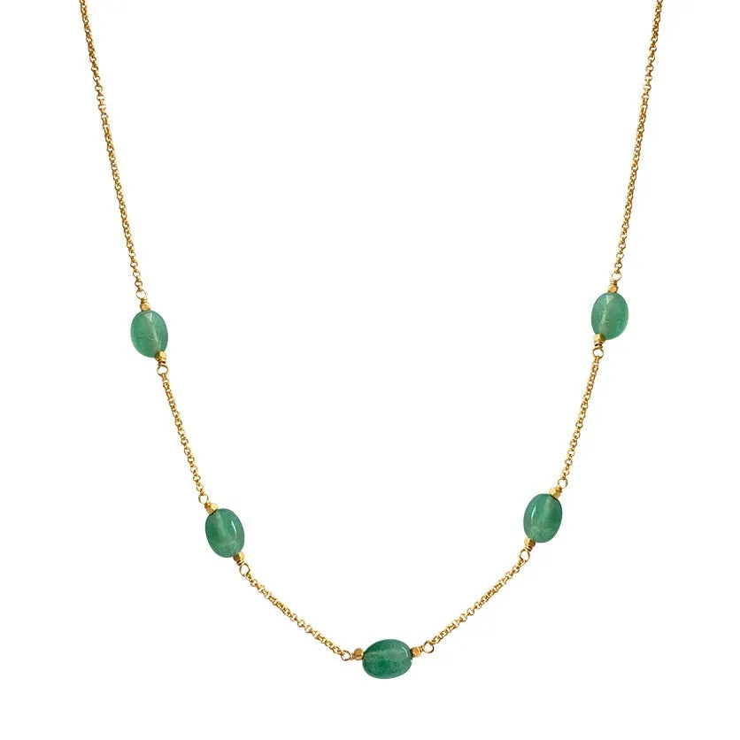 NECKLACE MARIE AVENTURINE