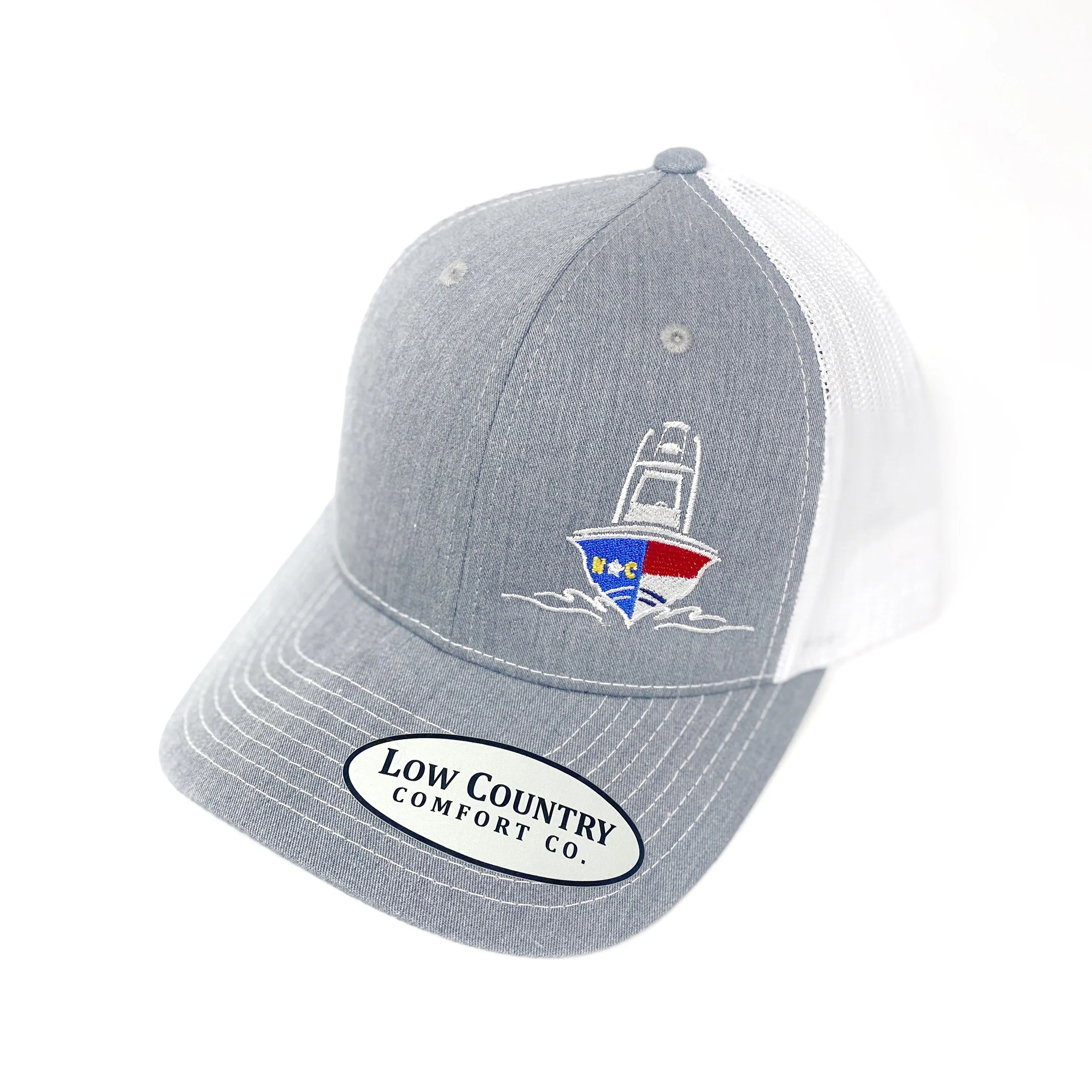 North Carolina Flag with Icon Embroidered Hat