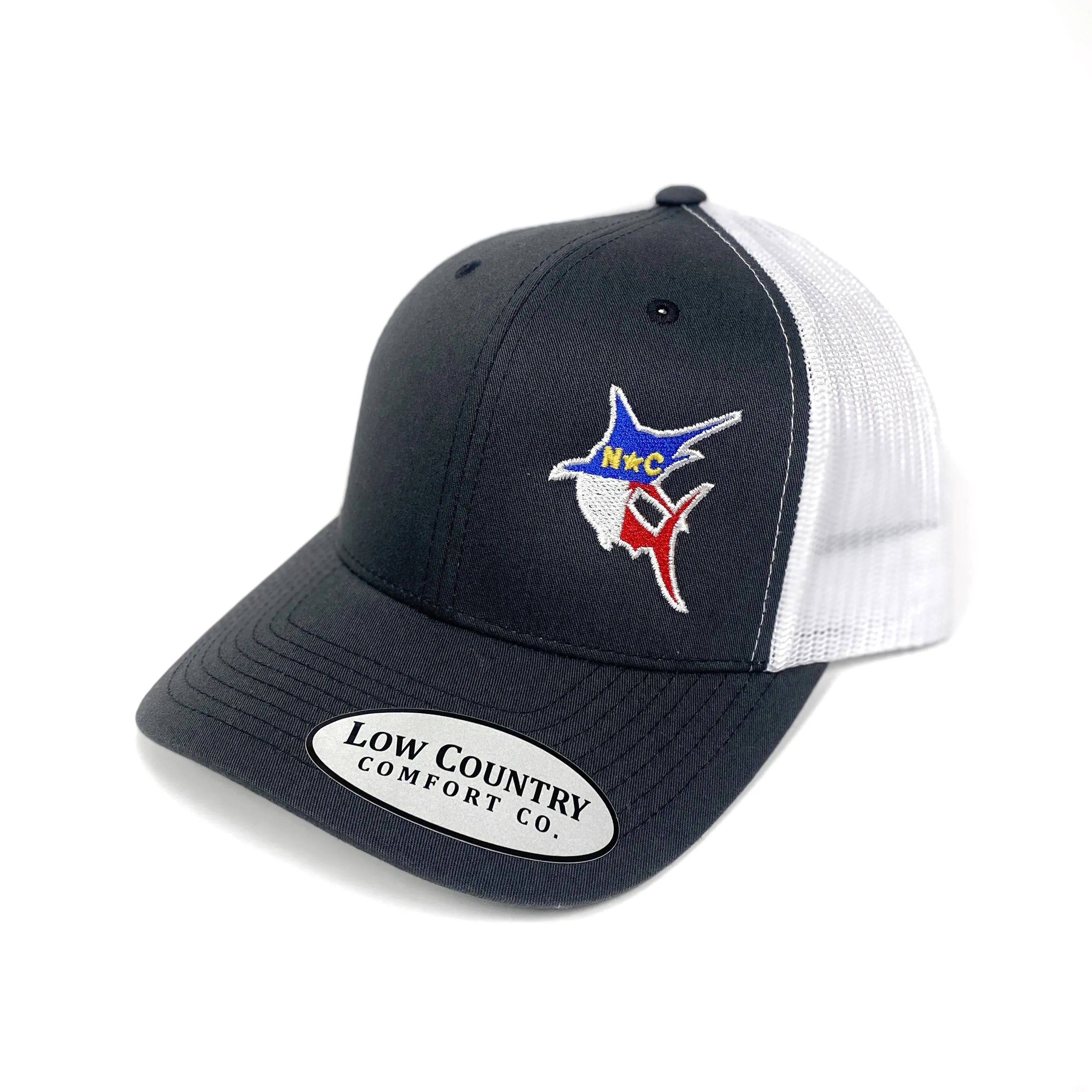 North Carolina Flag with Icon Embroidered Hat