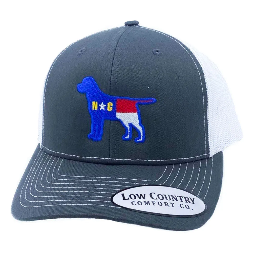 North Carolina Flag with Icon Embroidered Hat