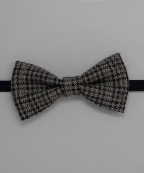 Old School Brown Houndstooth Bowtie