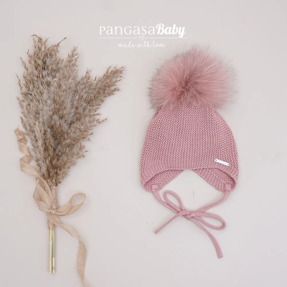 Pangasa Fur Pom Pom Hat