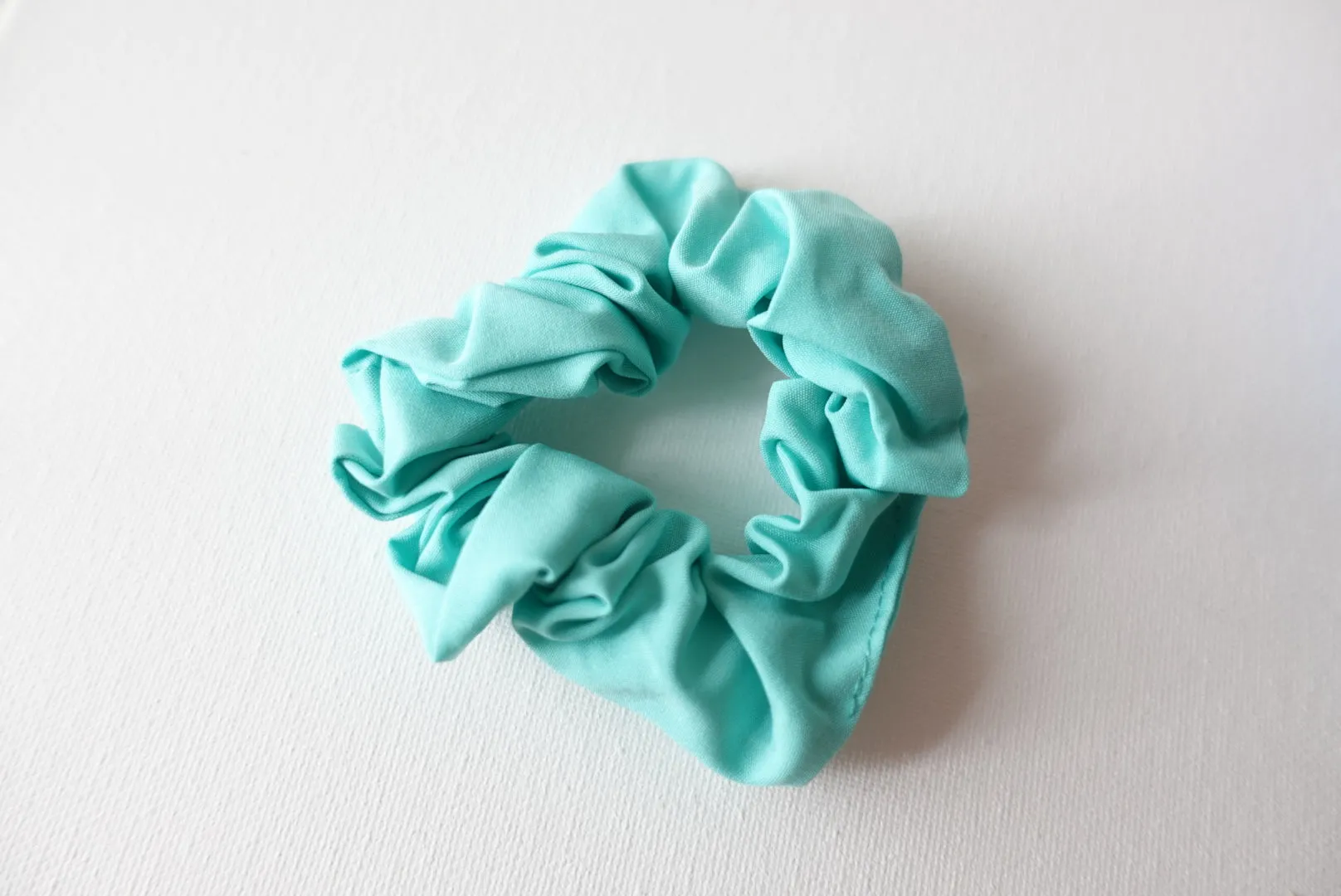 Pastel Plain Cotton Scrunchies