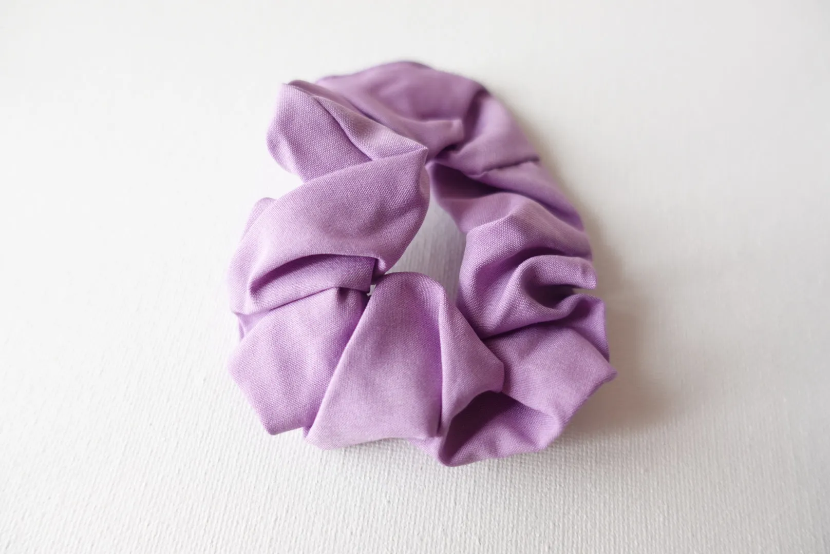 Pastel Plain Cotton Scrunchies