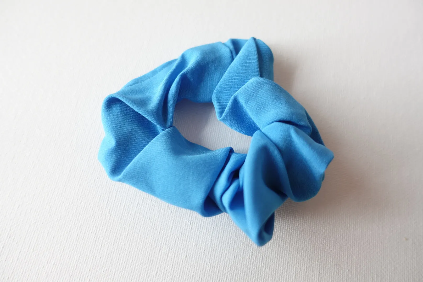 Pastel Plain Cotton Scrunchies