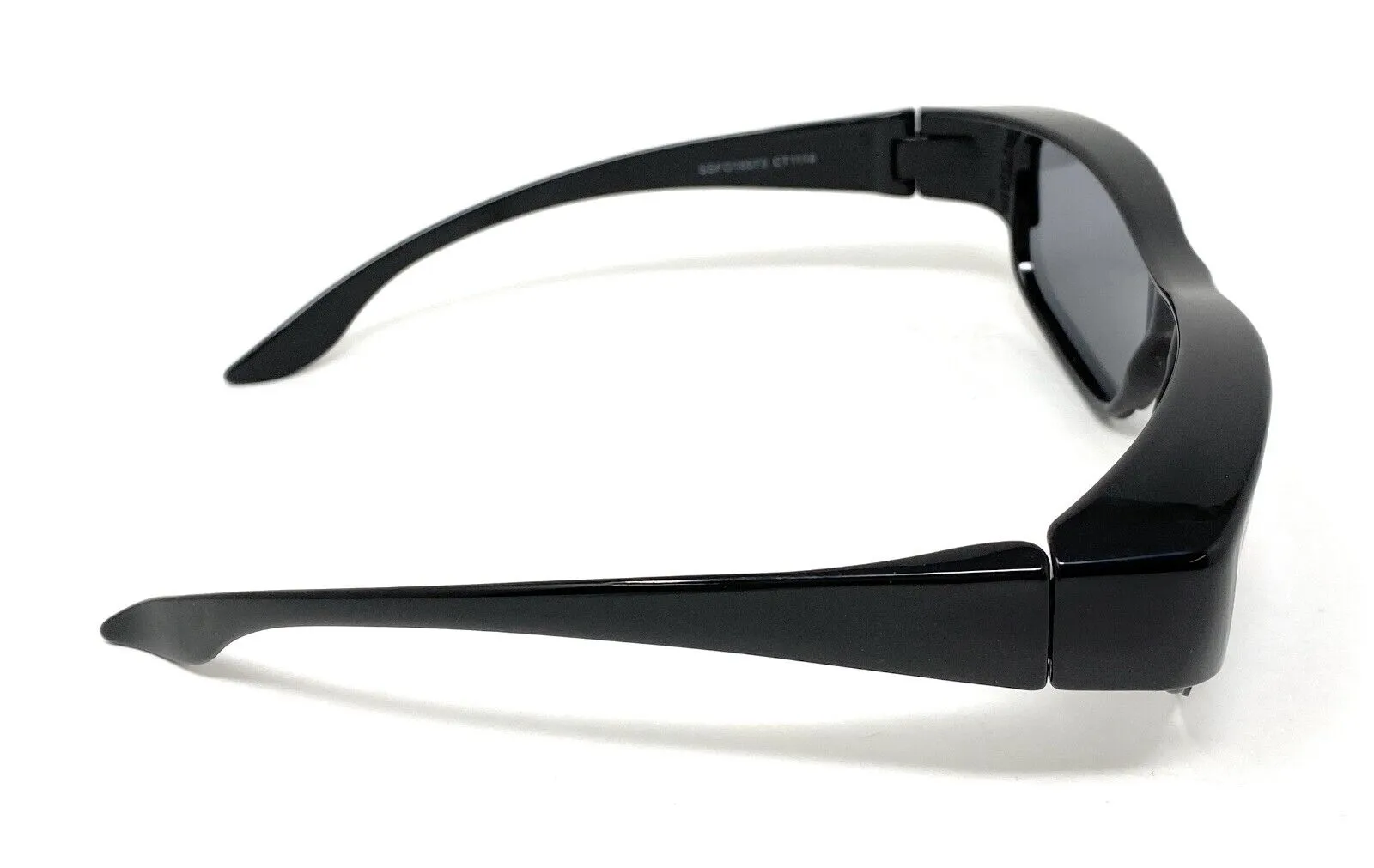 Polarised Sunglasses Optical Covers for Over Spectacles Gloss BLACK 573